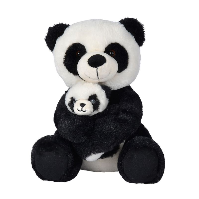  plush panda and baby 30 cm 